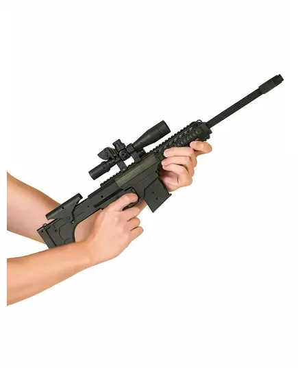 Svart plastmaskinpistol for barn, bilde 2