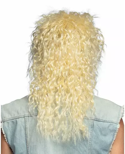 Voksen blond rockesangerparykk, bilde 2