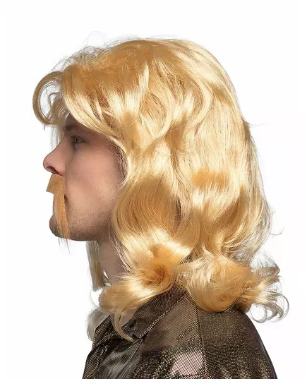 Blond parykk og bart for menn, bilde 2