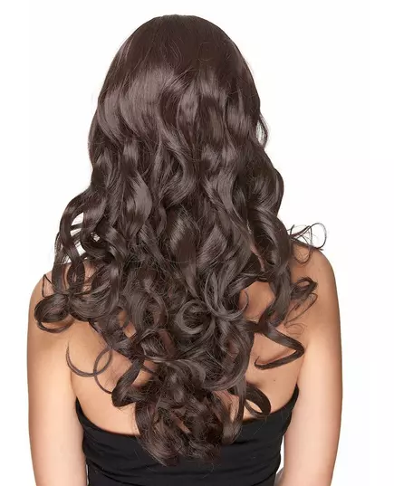 Luxury long curly brown wig for women - 251g, image 2
