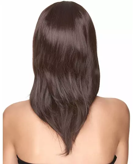 Luxury mid-length brown wig for women - 170g, image 2