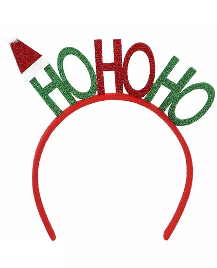 Voksen Ho Ho Ho jule pannebånd, bilde 2