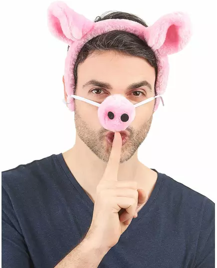 Adult pig headband and nose, image 2