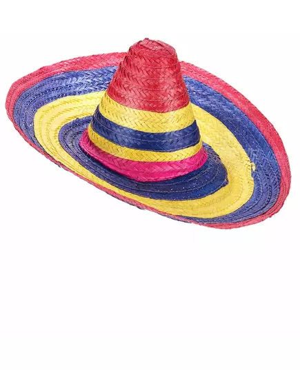 Flerfarget sombrero for voksne, 50 cm, bilde 2