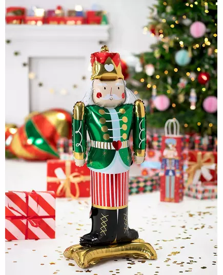 Giant Nutcracker Foil Balloon 34 x 85 cm, image 2