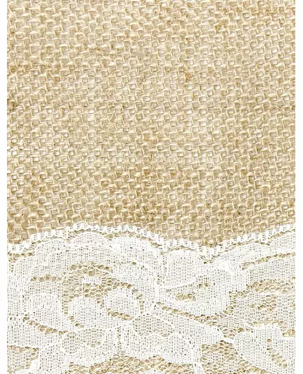 Jutebordløper med blonde i midten 28 cm x 2,75 m, bilde 2