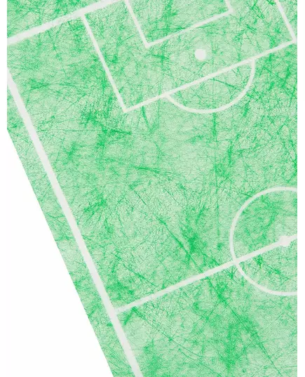 Green table runner with football field pattern 30 cm x 5 m, image 2