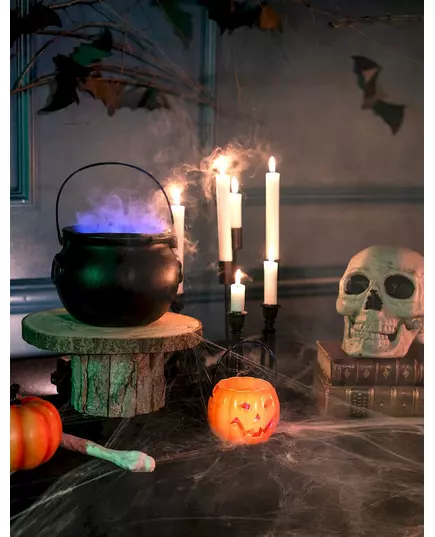 10 cm lysende Halloween-gresskar, bilde 2