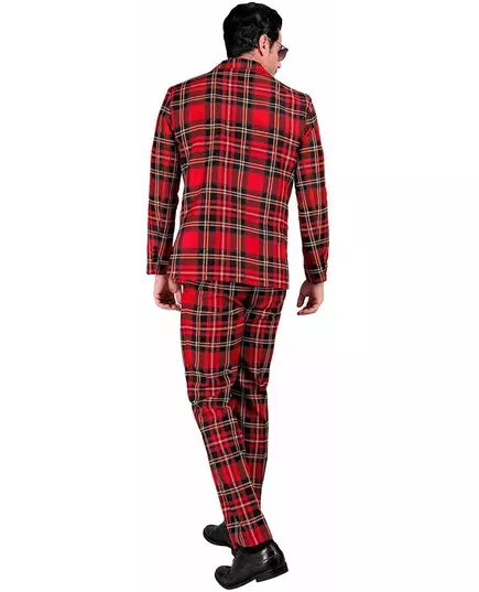 Skotsk tartan-kostyme til voksne, Størrelse: Small, bilde 2
