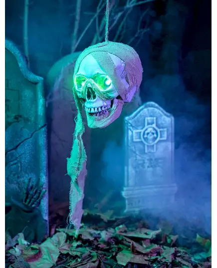 Pirate skull light decoration to hang 53 cm, image 2
