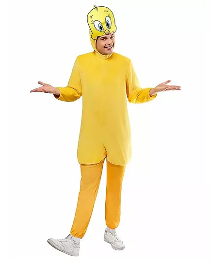 Klassisk Tweety Looney Tunes-kostyme til voksne, Størrelse: Large, bilde 2