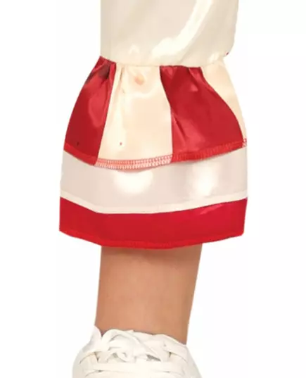 Terrifying red and white teenage clown costume, image 2