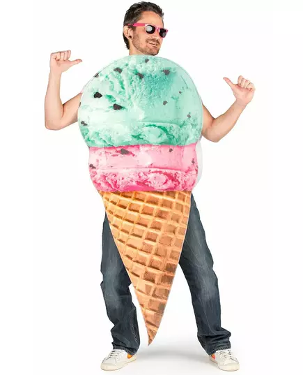 Adult ice cream cone costume, image 2