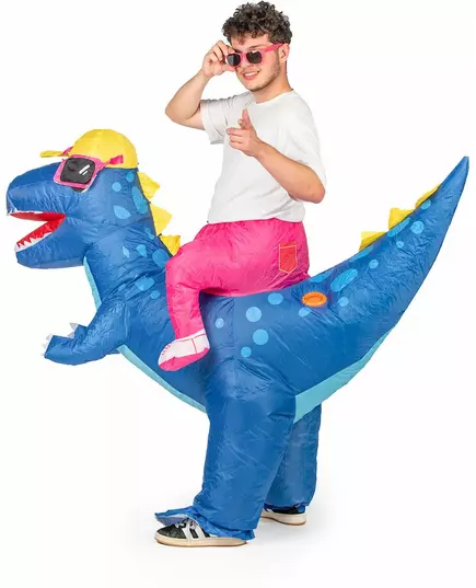 Oppblåsbart dinosaurkostyme for voksne, bilde 2