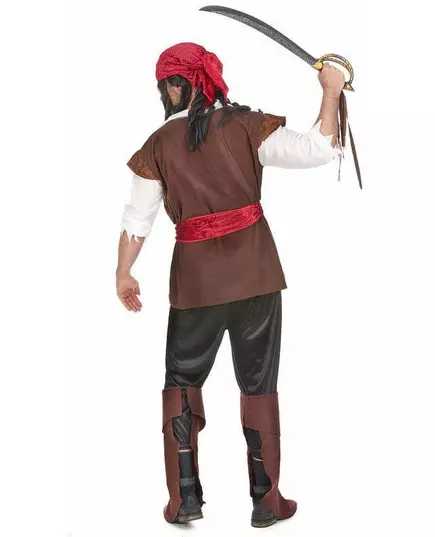 Plus size pirate costume for men, image 2