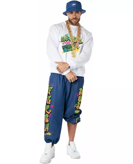 90s hip hop costume for men, Size: Large, image 2
