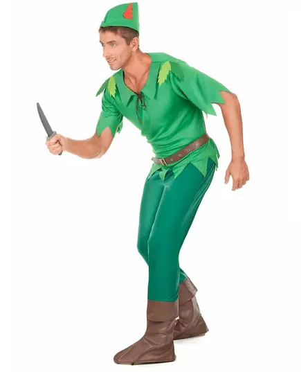 Green Neverland Man Costume, Size: Medium, image 2