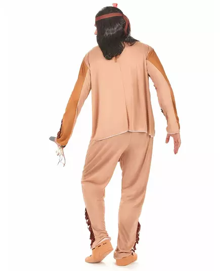 Beige og brunt indisk kostyme for menn, Størrelse: One Size (42), bilde 2