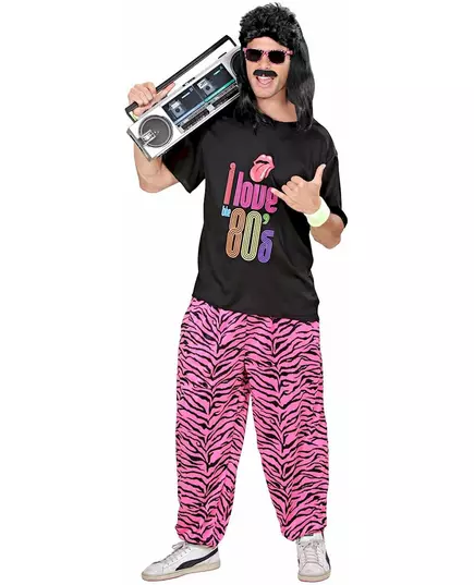 Herre I love 80-talls joggedress, Størrelse: Medium/Large, bilde 2