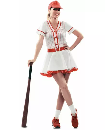 Baseballspillerkostyme for kvinner, bilde 2