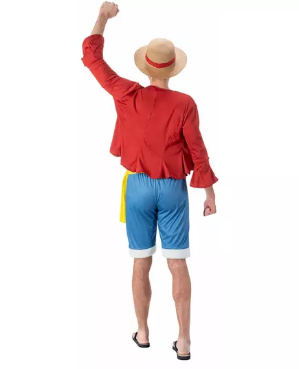 One Piece Luffy-kostyme til voksne, Størrelse: Large, bilde 2