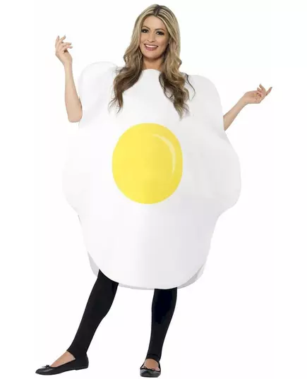 Adult fried egg costume, image 2