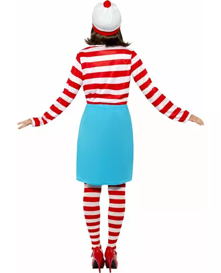 Hvor er Wally?-kostyme til kvinner, Størrelse: Medium, bilde 2