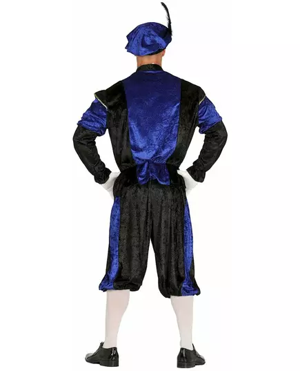 Blått Julenissen-kostyme for voksne, Størrelse: Medium (48-50), bilde 2
