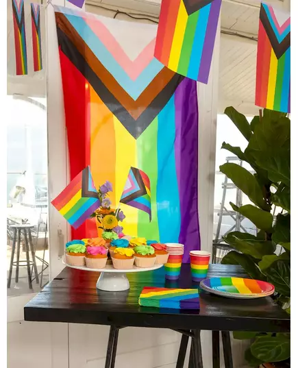 LGBTQ+ Regnbueflagg 90 x 150 cm, bilde 2