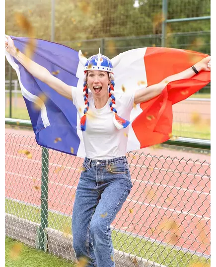 France supporter flag 150 x 90 cm, image 2