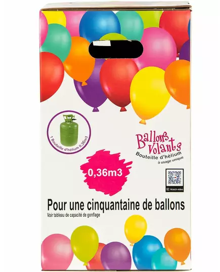 Large helium bottle for up to 50 balloons, image 2