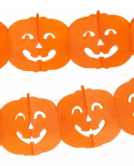 Halloween pumpkin garland 4 m, image 2
