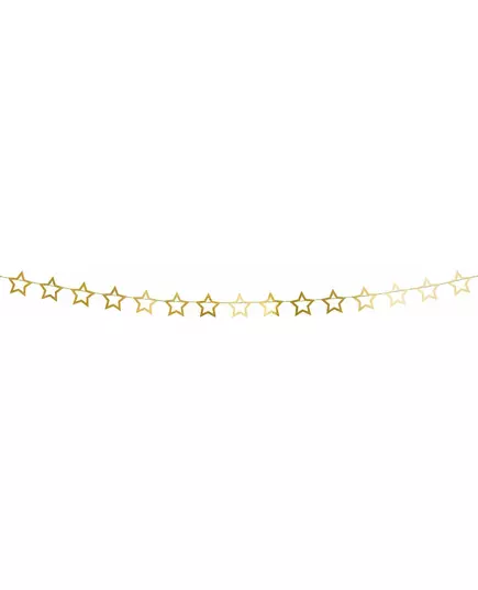 3m gold star cardboard garland, image 2