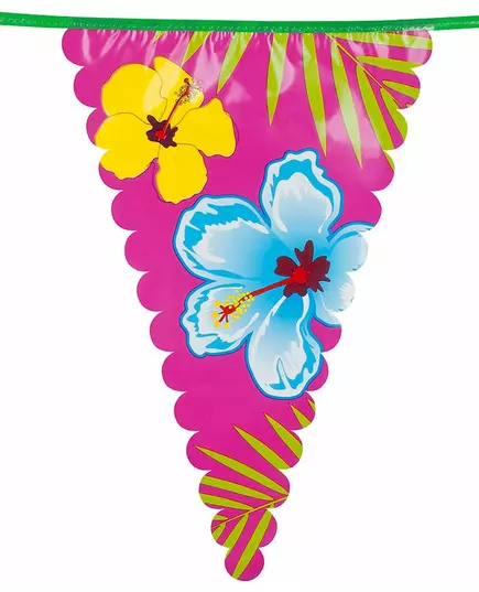 Hawaiian pennant garland 6 m, image 2