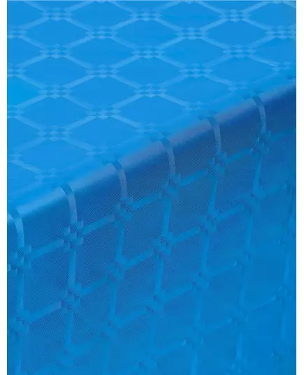 Blue damask paper roll tablecloth 6 m, image 2