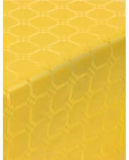 Yellow damask paper roll tablecloth 6 m, image 2