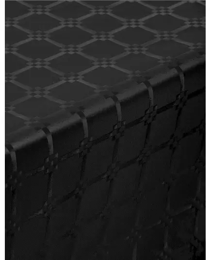 Black damask paper roll tablecloth 6 m, image 2