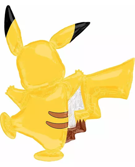 Liten Pikachu Pokémon aluminiumsballong 27 x 33 cm, bilde 2