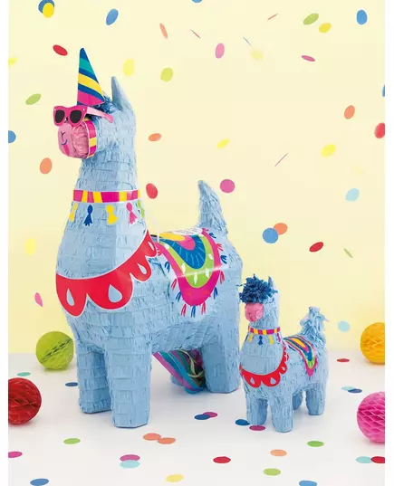 Blue llama piñata 50 cm, image 2
