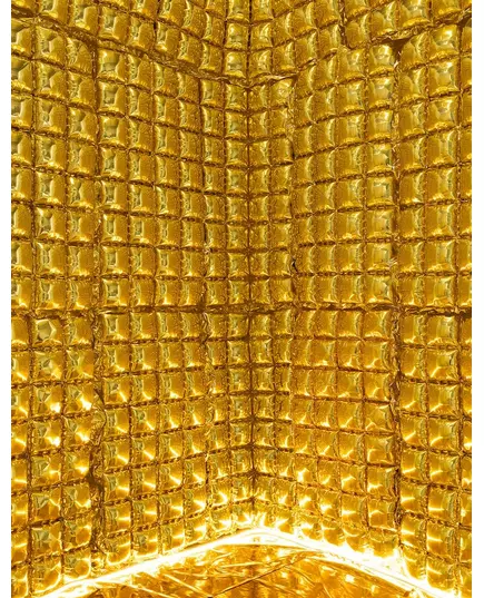 Gullfarget ballonggardin 55 x 110 cm, bilde 2