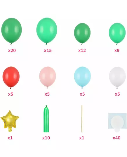 Juletreballongbukett 161 cm, bilde 2