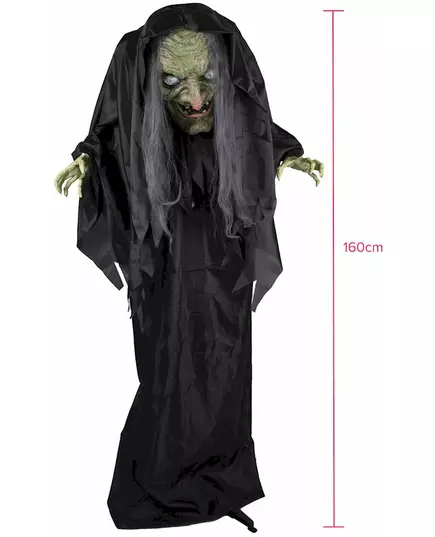 Pukkelrygget heks - animert, lyd, lys 160 cm, bilde 2