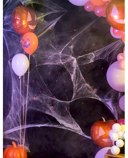 1m LED light spider web, image 2
