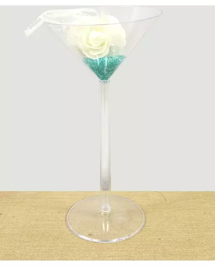 Plast maxi martini glassvase med fot, 46 cm, bilde 2
