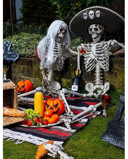 Halloween svart og gull plastglass, bilde 2