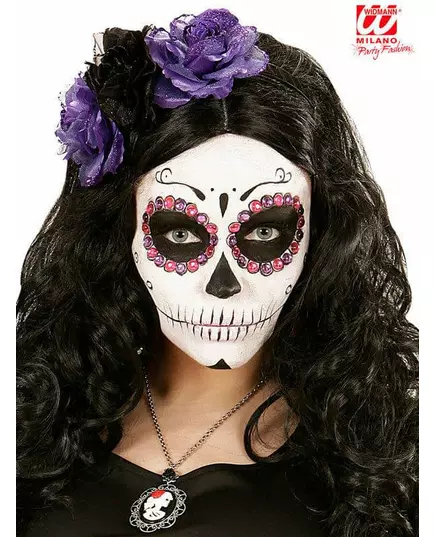 40 voksne lilla og rosa rhinestones Dia de los muertos, bilde 2