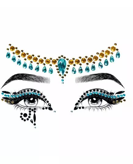 Cleopatra Adhesive Face Jewels, image 2