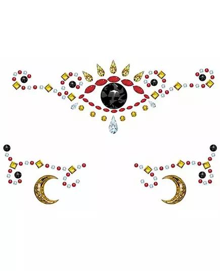 Flashy adhesive face jewels, image 2