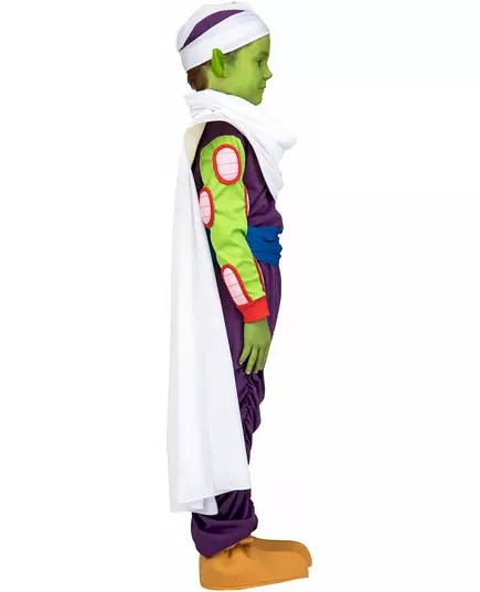 Piccolo Dragon Ball barnekostymesett med sminke, bilde 2
