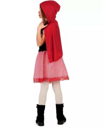 Grunnleggende Rødhette-kostyme til jenter, Størrelse: 7–9 år (120–130 cm), bilde 2